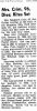 Margaret Ellen (Brown) Crim Obiturary