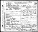 John Tanner Olney Death Certificate