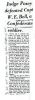 James Monroe Posey Newspaper article