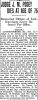 James Monroe Posey Obituary