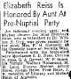 Dorothy Elizabeth Reiss pre-nuptial party