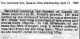 Funeral Notice of Joseph D. Reiss